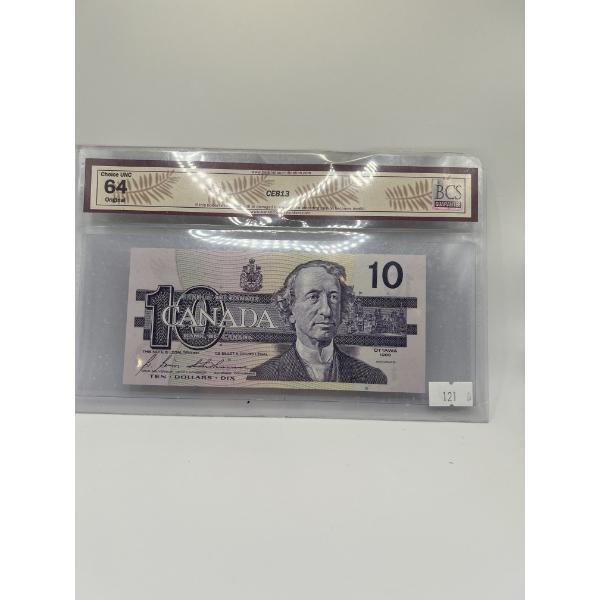 1989 UNC $ Canadian Banknote
