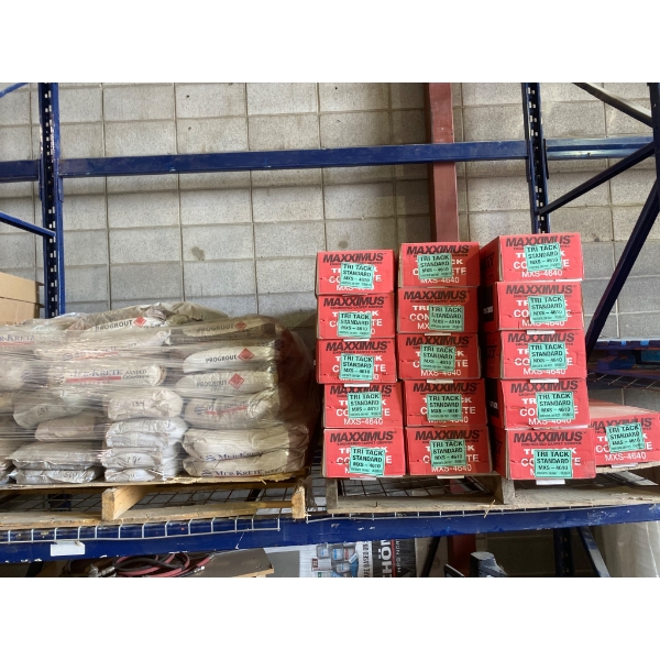 Maxximus Carpet Grippers and ProGrout Mortar Mix