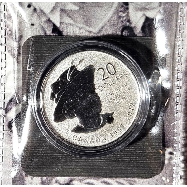 2012 $20 for $20 Diamond Jubilee - 99.9% Fine Silver Coin - #3