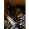 Image 2 : box full of un research medicine bottles, and a variety of insulators 