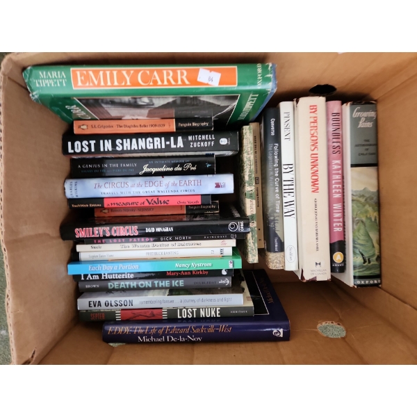 Collection of Biographies and Autobiographies (Napoleon, Emily Carr, Marilyn Monroe) and More!