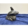 Image 1 : Soapstone Killer Whale Carving, 6H
