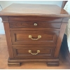 Image 1 : Rosewood Bedside Chest Of Drawers 25x17x25