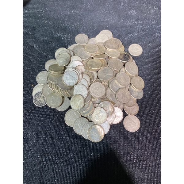 1949 Canadian 10-Cent Coins, 43.785 Grams Total Weight