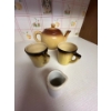 Image 1 : Amazing Rare Medelta Tea Pot and coffee cups with small cream container  this set is great for any p