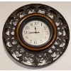 Image 1 : Round Decorative Metal Wall Clock 20T Quartz