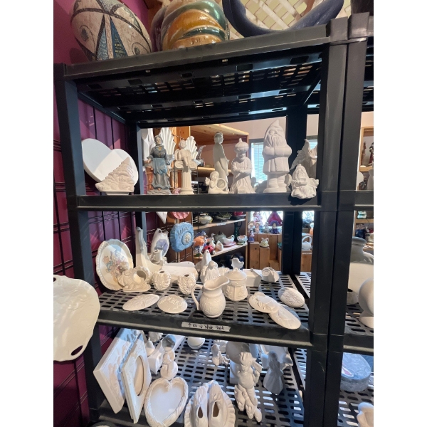 all ceramic items and rack included