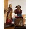 Image 5 : Intricate Mexican Paper Mache Figures (4), Largest 12 In Tall 