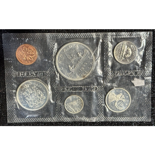 1965 Canadian Silver Uncirculated Coin Set