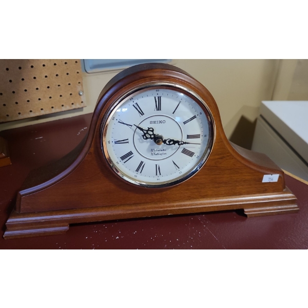 Seiko Westminster Whittington Mantle Clock 16 L, 9 T,  3 W