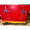 "The Elephants" By Salvador Dali Painted By Elysia Tegart 16x13