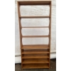 Image 3 : Antique Hardwood Open Display Shelving 39Wx 13Dx87H