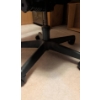 Image 4 : Black Office Chair with Adjustable Height and Vinyl Carpet Protector