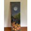 Image 1 : Lauri Ansell Owl Moon Canvas On Board  12 x 36