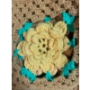 Image 3 : Handmade Crochet Floral Blanket, 150 x 110