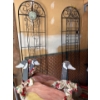 Garden Trellis 62T w/ Hand Painted Geese & Lattice Sheet  