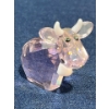 Image 3 : Swarovski Crystal Cow and Bull 1.75H & 1.25H