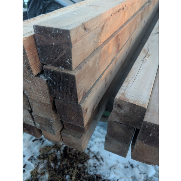 Lumber Shop - 26 - 4"x 4" Lumber - Length 14 Feet