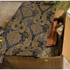 Image 2 : Set of Textiles, Fabrics (Including Upholstery), and a Stool (19W, 19D, 18T)