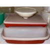 Image 7 : Functional Vintage Tupperware Containers - Sizes & Style Vary