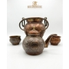 Image 1 : Persian Copper Teapot , Art Nouveau Copper Planter Pot 7''INCHES HEIGHT , Smaller Bowls 