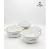Image 1 :  Corning Ware Blue Cornflower &  Corning Ware Casserole "L'Echalote La Marjolaine" Dishes .