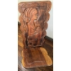 Image 2 : Rare Antique Hand Carved African Birthing Chair 16x40