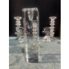 Image 6 : Glass Vases and Candlestick Holders