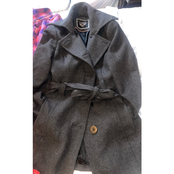 CL 22 Ladies Outerwear Pea Coat Winter Jacket w/ Assorted Apparel 2 BAGS