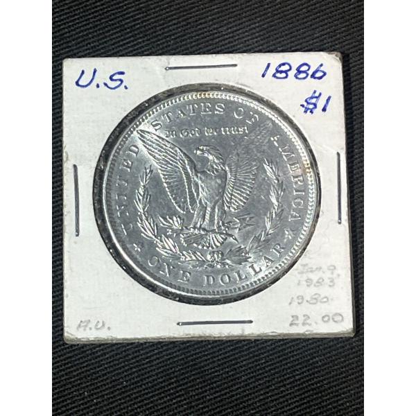 USA 1886 One Dollar Coin 