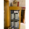 Image 2 : Wood and Metal Shelving Unit with Multiple Shelves 4ft x 6ft 2ft
