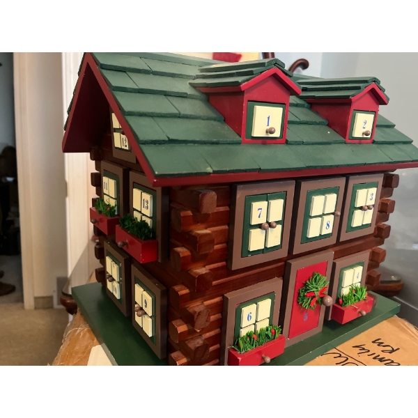 Advent Christmas Calendar house
Like new in original box .