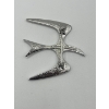 Image 3 : a vintage Sarah Coventry Mister Siegel Brooch from 1974, with vintage pewter brooch featuring a flyi