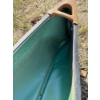 Image 4 : Coleman Plastic Canoe 17.5 ft - No Holes, Minor Dents, Seat needs repairs