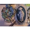 Image 4 : Metal Wall Decor Including 2 Sconces, and 19 X 16 W Wooden Frame with Nature Photo and More!