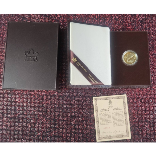 1987 Royal Canadian Mint Gold Proof Coin