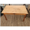 Image 3 : Rustic Wooden Desk/ Farm Table with Singular Drawer- 50"W x 30"D x 30"H