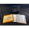 Image 1 : Marla Wilson Painting on Tile Embedded in Wood and Numis Coin Sleeve Booklet