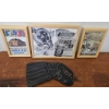 Image 3 : Framed Vintage Maple Leaf and Hockey Memorabilia with Vintage Glove