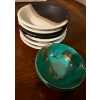 Image 2 : Vintage Linens Featuring Embroidery & Cross Stitch Pottery Sauce Cups Porcelain Tea Pot & More 
