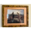 Image 2 : Set of 2 framed prints of the oil painting from 1857 by Artist Jean-Francois Millet’s “The Angelus” 