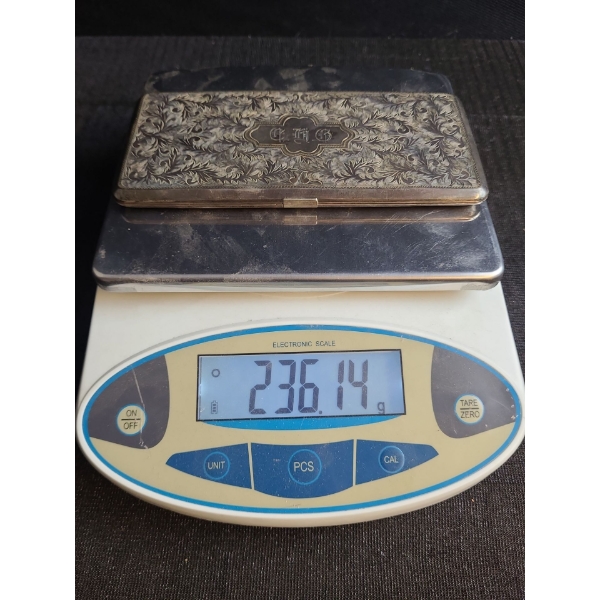 Sterling 950 Cigarette Case