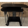 Image 2 : Metal Framed L-Shaped Computer Desk Or Corner workstation 33"x 22"