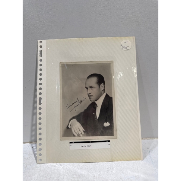 Jack Holt Autograph