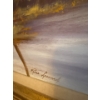 Image 4 : Rose Leonard Autumn Oil on Board Painting  w/ Wood Trim - 32x26