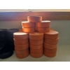 Image 2 : Black and Orange Foam Hockey Pucks