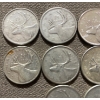 Image 2 : Canadian 25-cent Pieces 80% Silver 64.13 Grams
