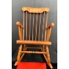 Image 3 : Wooden Rocking Chair w/ Intricate Detailing - 23W, 29D, 40T 