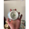 Image 4 : Vintage tea set in the Giengarry Thistle pattern produced by EB Foley. One large serving plate, Six 