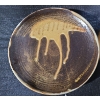 Image 4 : Copper Bowl " Diameter, 5 T, Plate 13" Diameter, Wooden Apple 8 X 8, Birks Rose Plate 11" Diameter